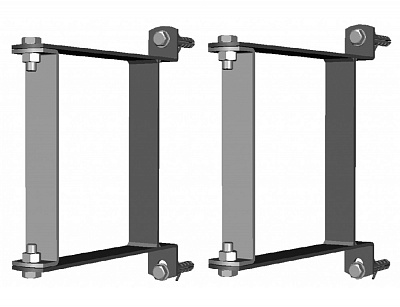 Кронштейн Meibes для настенного крепления гребенки до 130 кВт (комплект)