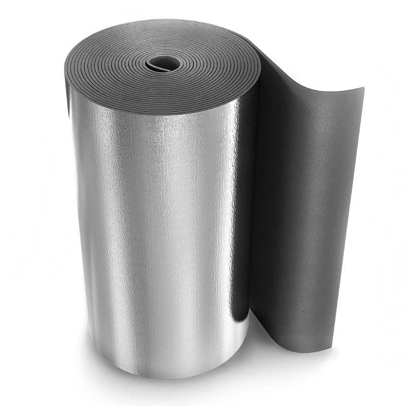 Рулон теплоизоляционный Energoflex SUPER AL 10мм х 1м х 10м с покрытием алюминиевой фольгой (в упако