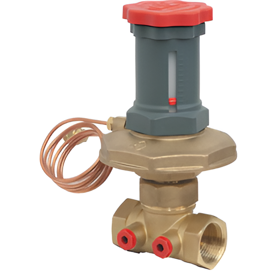 Клапан балансировочный Giacomini R206C Ду15 Ру16 5-60кПа Kvs 2.24 ВР автомат. (импульс. трубка 1 м)