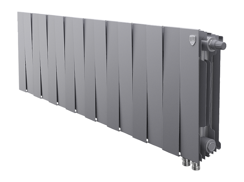 Радиатор биметаллический Royal Thermo PianoForte 300 /Silver Satin VDR x 16 секций