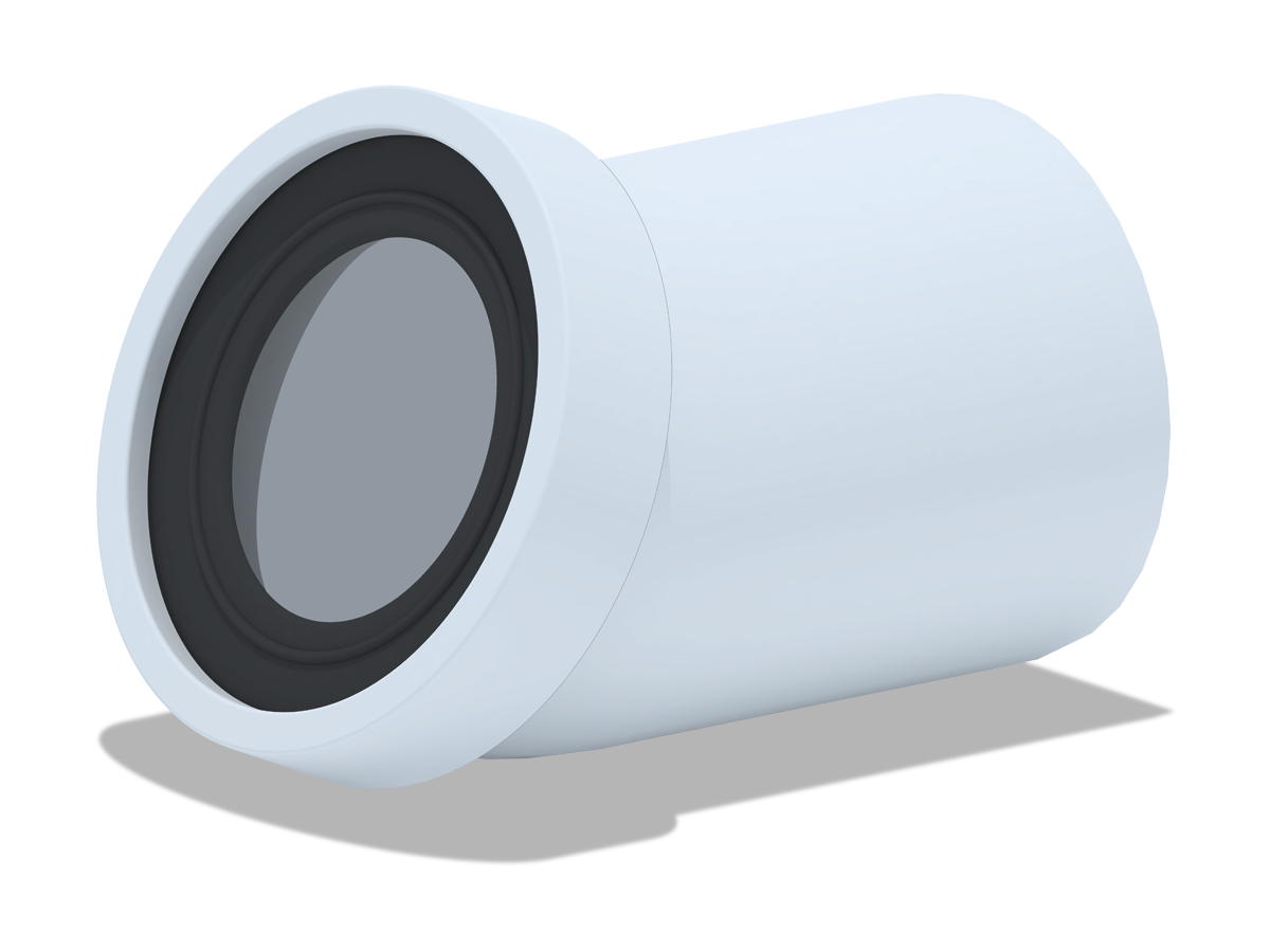 Труба фановая АНИ Пласт 110х22,5° для пластиковых труб