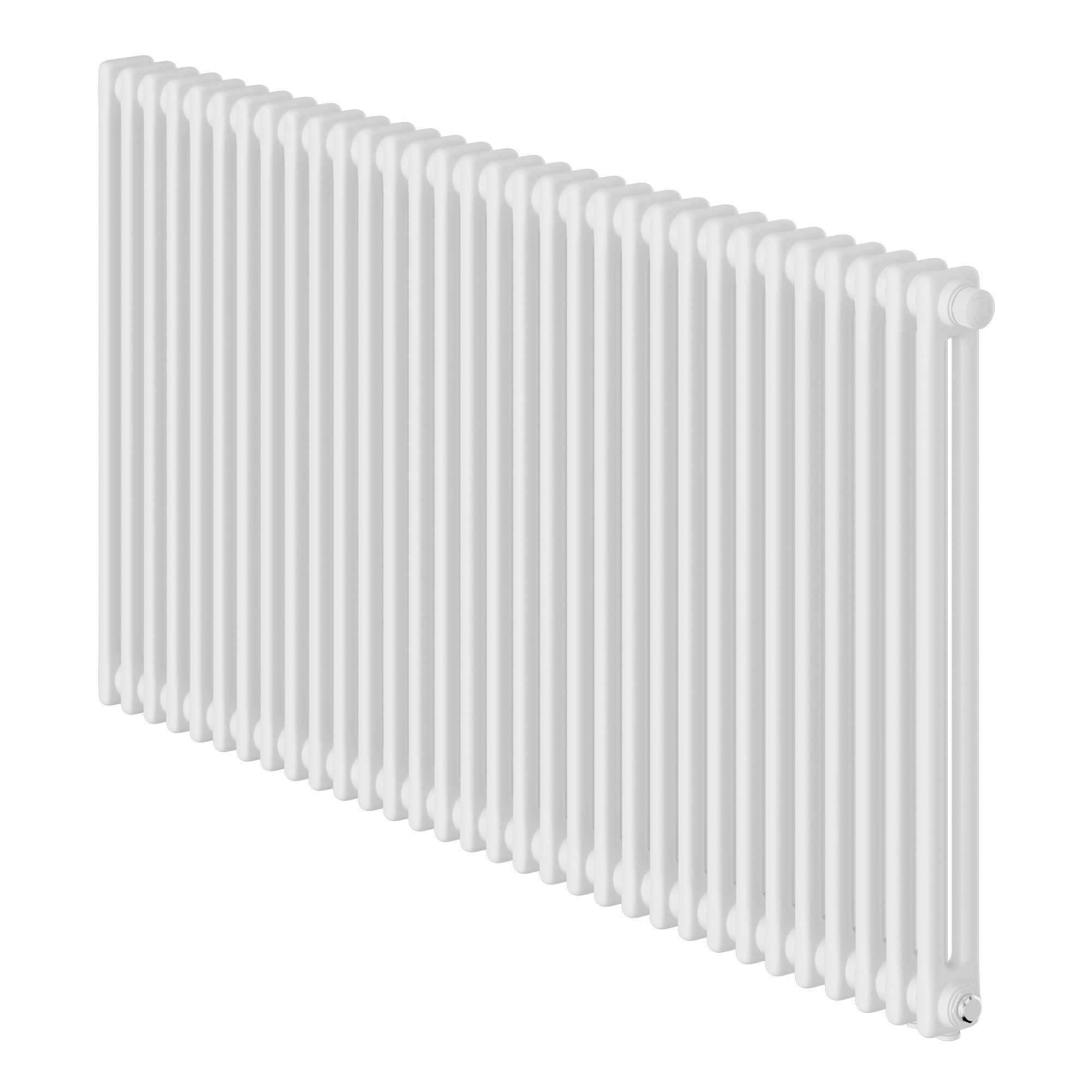 Стальной трубчатый радиатор Royal Thermo Insignia VC2050 - 32 секции (белый) нижнее подключение