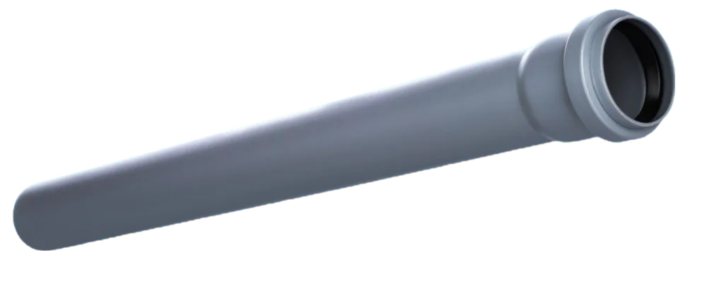 Труба канализационная РосТурПласт ПИАРКОМ PP-H Дн110х2,2 L=0,25м (серая)