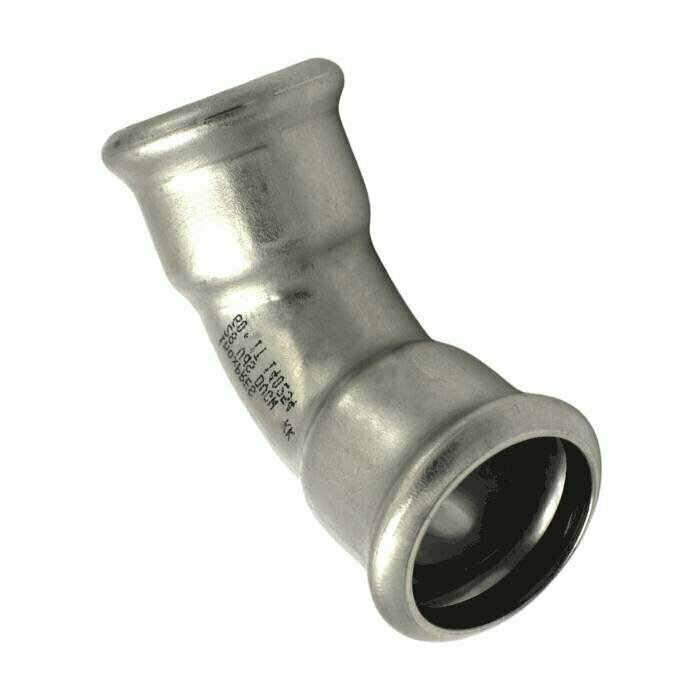 Отвод 45° RM Inoxpres Дн54 Ру16 пресс (сталь нержавеющая AISI 316L)