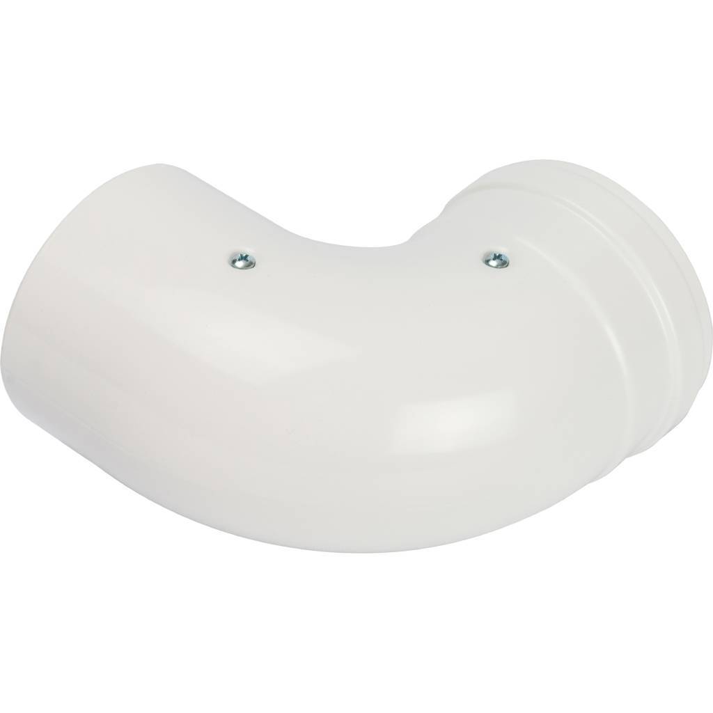 Элемент дымохода STOUT DN60/100 м/п конденсационный колено/адаптер 90° (совместим. с Baxi,Viessmann)