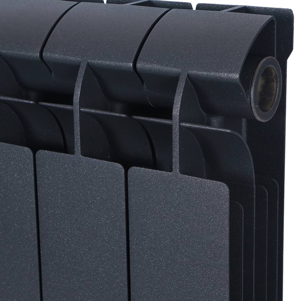 Радиатор биметаллический Global STYLE PLUS 500 x 4 секций (Черный)