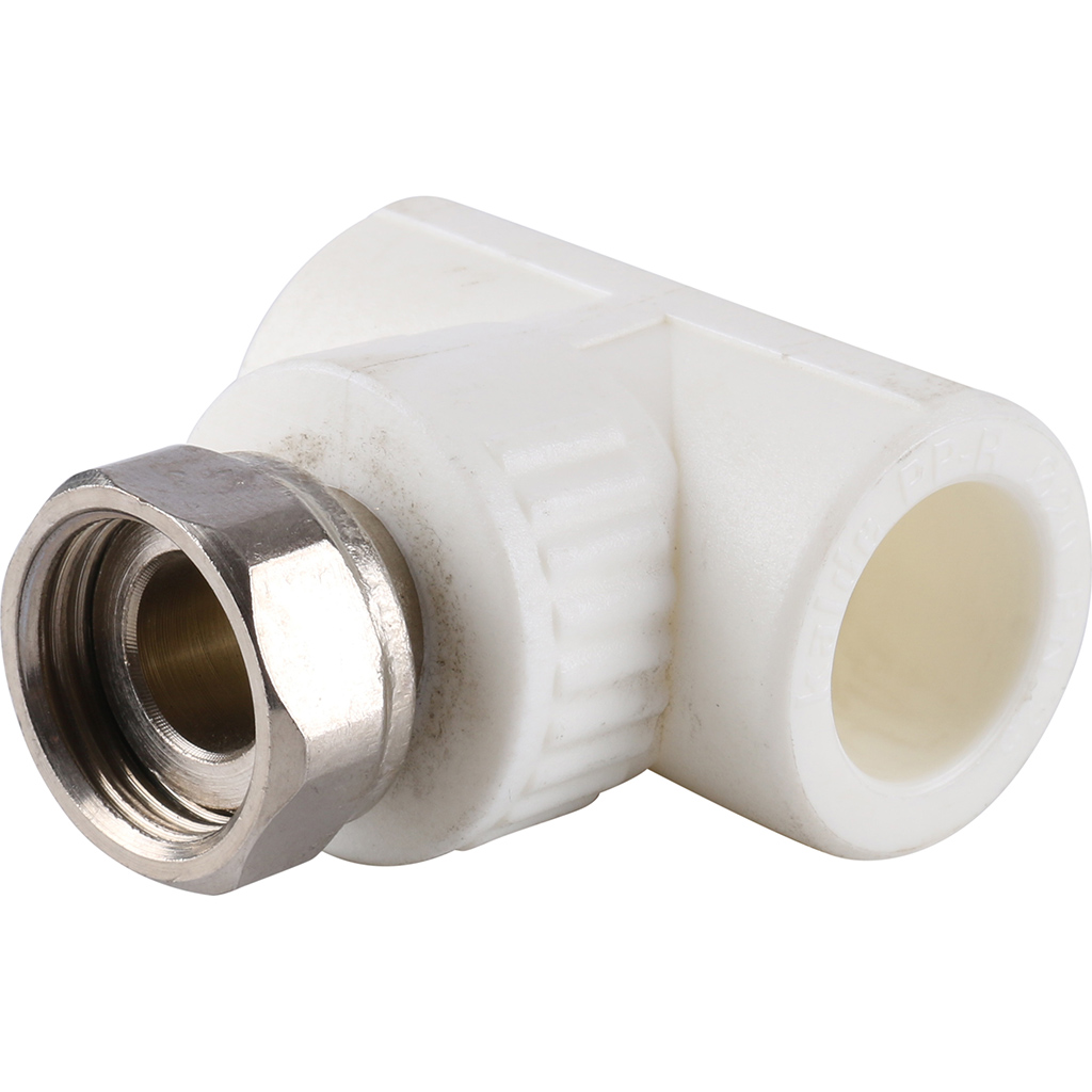 Kalde Тройник комбинированный с накидной гайкой 20х3/4"