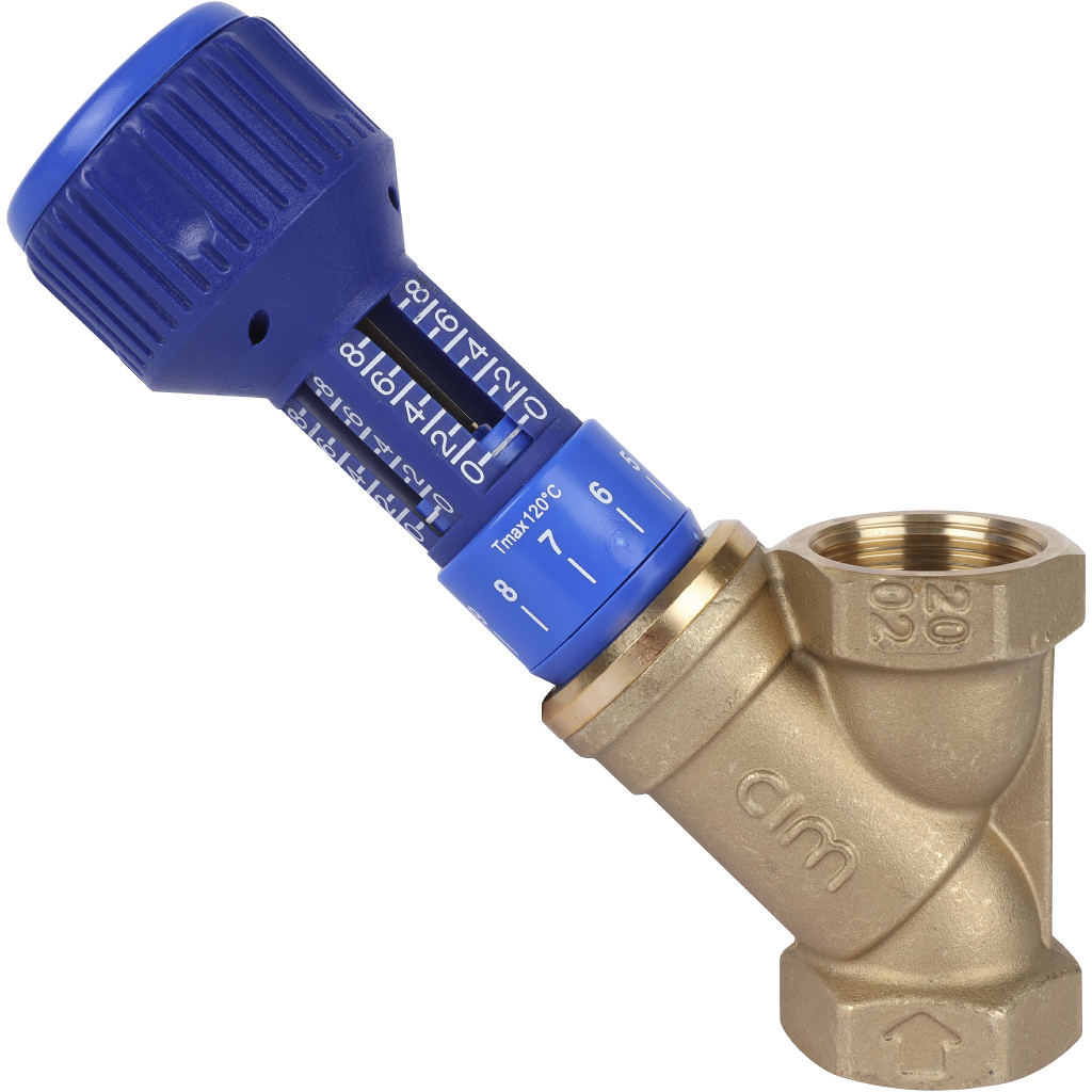 Клапан балансировочный Cimberio CIM 727ОТ 1" ручной с фиксацией настройки