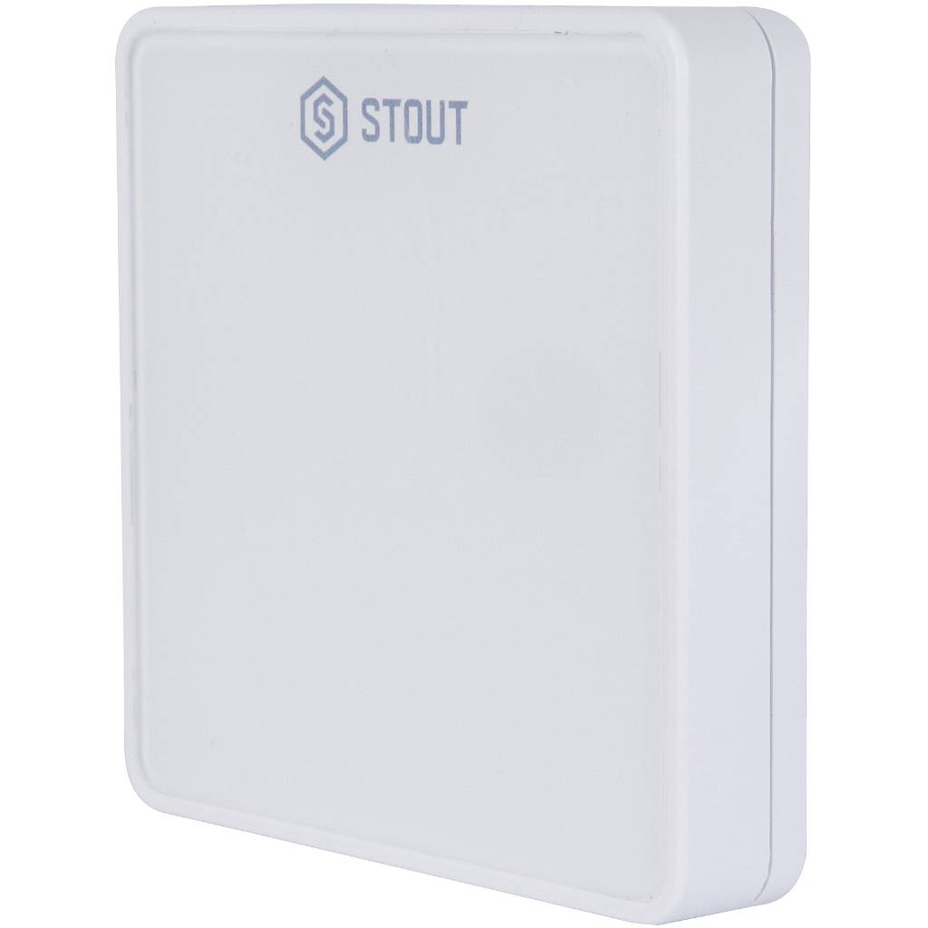 Беспроводной комнатный датчик STOUT C-8r (белый)