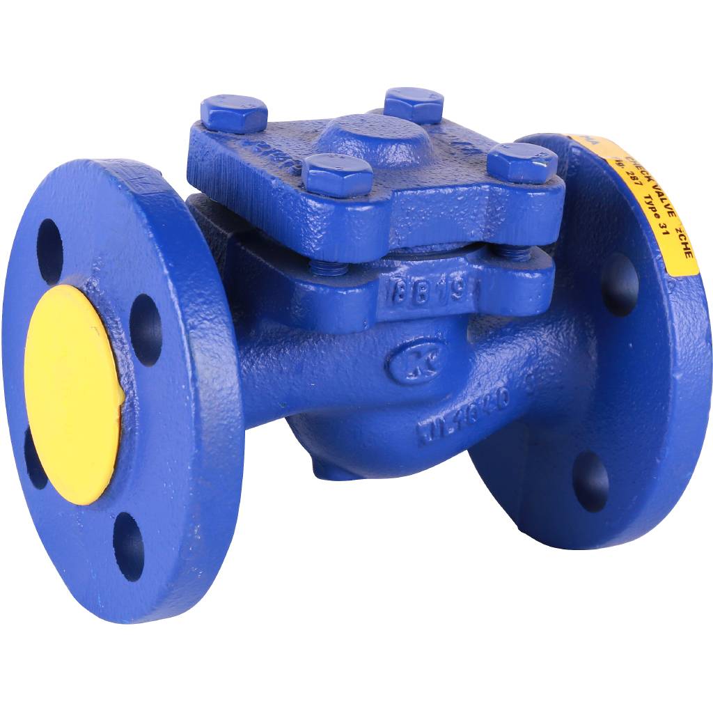 Обратный клапан ZETKAMA Ду15 Ру16 подъемный фланцевый