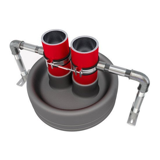 Двойной фиксатор Thermaflex FV-RCLAMP2/50