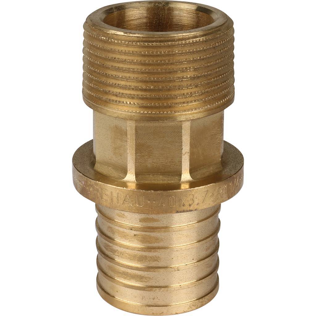 REHAU Переходник с наружной резьбой SDR 11 (40х3,7- R 1 1/4)