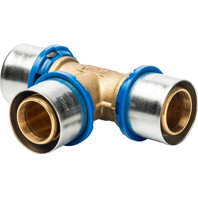 Тройник Prandelli Multyrama 40 профиль H, TH, U для металлопластиковых труб