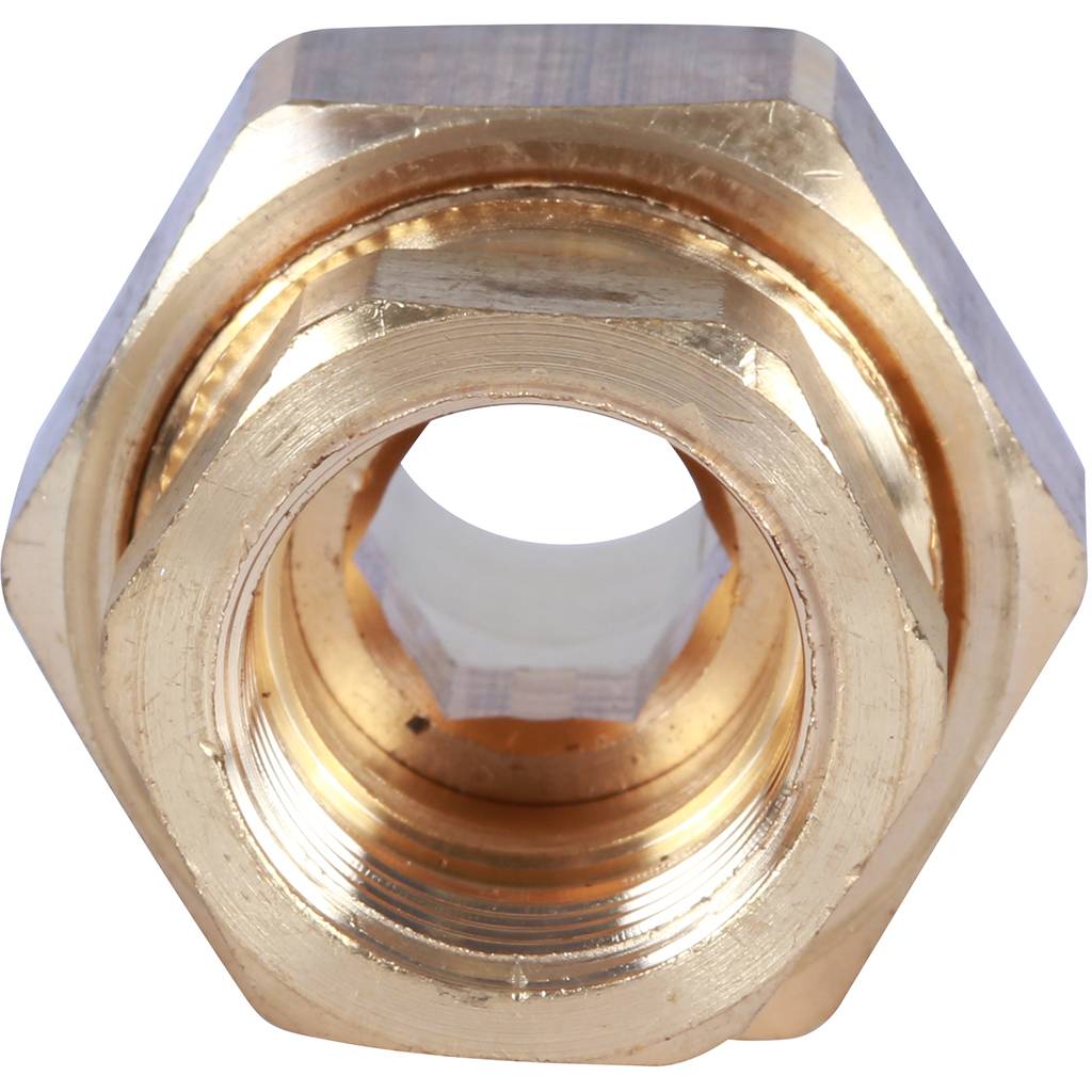 Разъемное соединение американка STOUT 3/8" с уплотнением под гайкой ВН