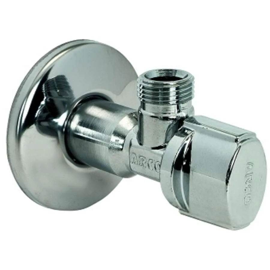 Угловой кран для бытового водоснабжения Arco серия A-80 1/2"х3/8"