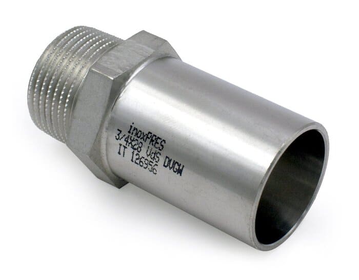 Переход RM Inoxpres Дн28х1" Ру16 труба/НР (сталь нержавеющая AISI 316L)