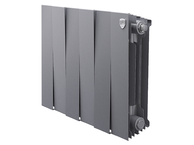 Радиатор биметаллический Royal Thermo PianoForte 300 /Silver Satin x 6 секций