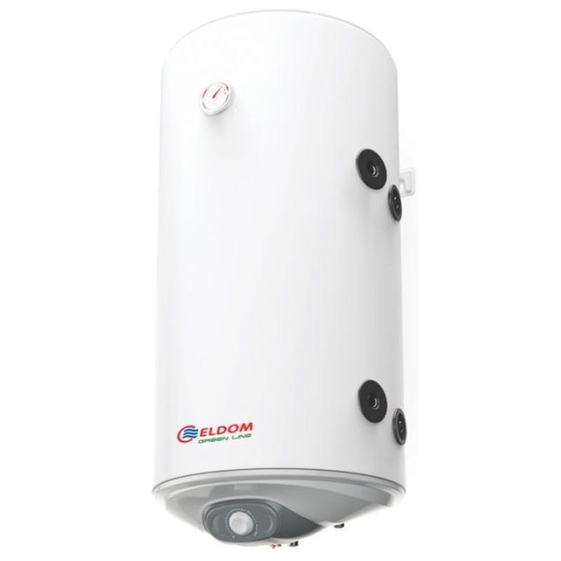 Накопительный комбинированный водонагреватель Eldom GREEN LINE 100л (один теплообменник,сухой ТЭН)