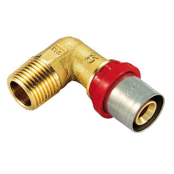 Угольник TIEMME 26х3/4" с наружной резьбой