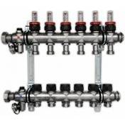 OVENTROP Группа коллекторная Oventrop "Multidis SF 6" со встроенными ротаметрами на 6 контуров