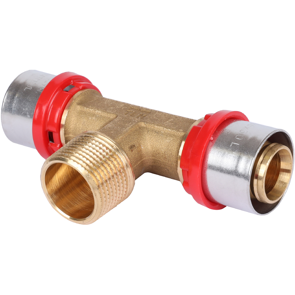 Тройник TIEMME 26х3/4"х26 с наружной резьбой