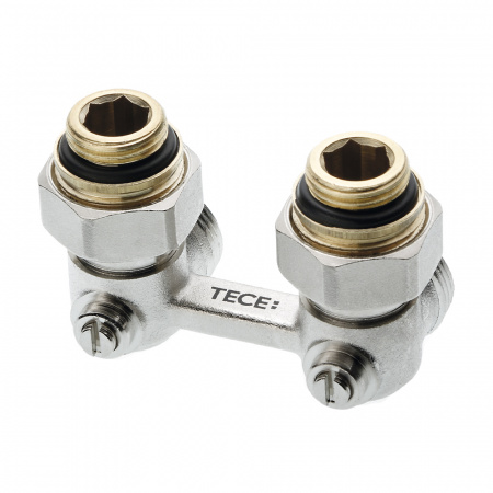 Узел нижнего подключения TECE 3/4 Ek x 1/2 AG угловой запорный