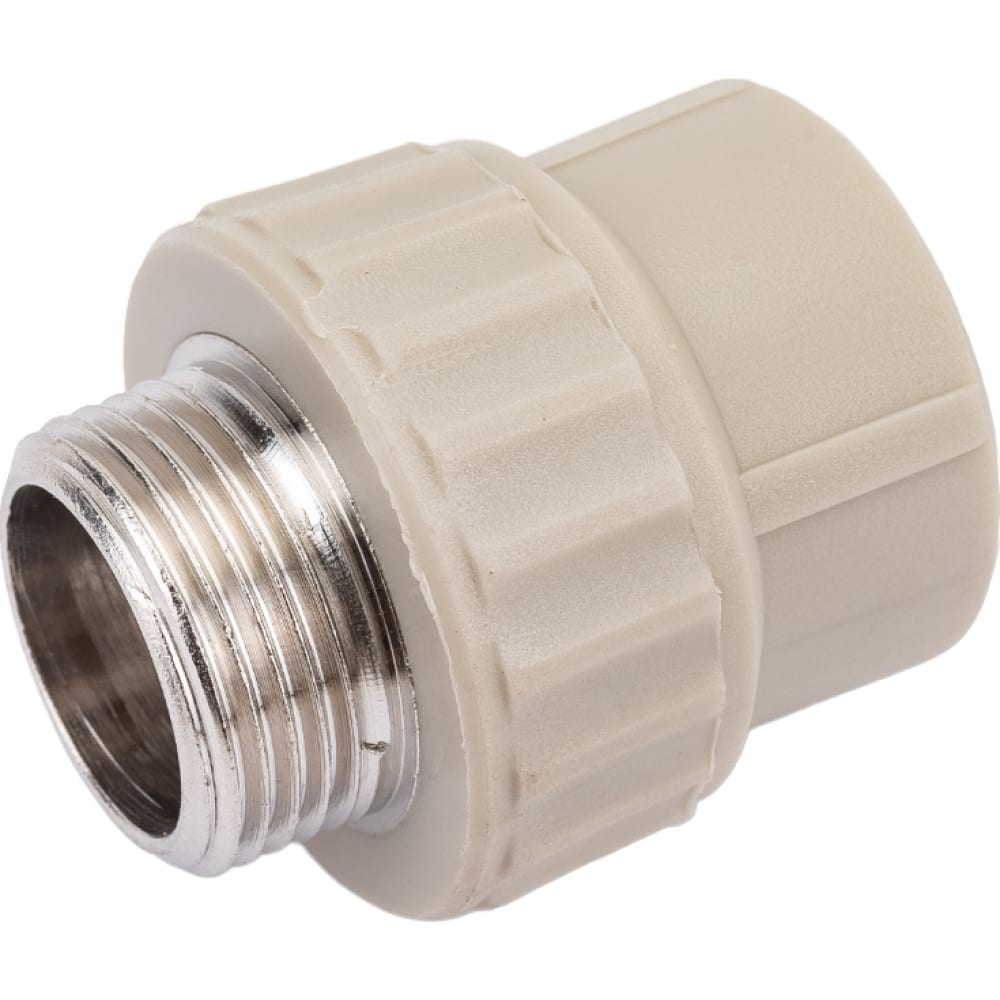 Муфта комбинированная VALFEX PP-R Dn25х1" НР (серый)