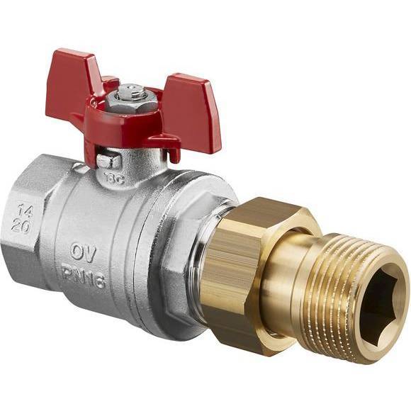 OVENTROP Кран шаровой Oventrop с резьбовым соединением 1" ВР - НР