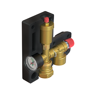 Группа безопасности котла ELSEN 1" ВР до 50 кВт (3 бар, T= от -10°C до +120°C)