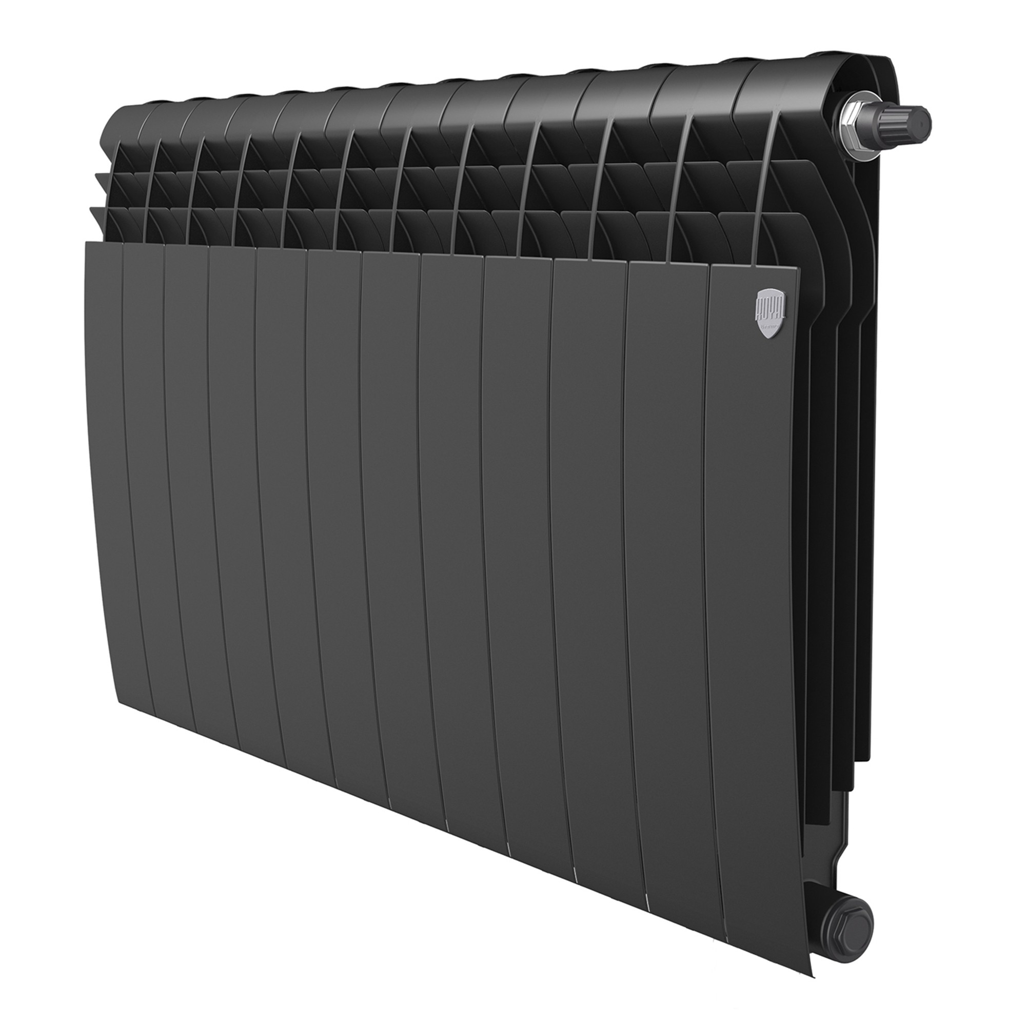 Радиатор биметаллический Royal Thermo BiLiner 500 Noir Sable VR80 - 12 секций