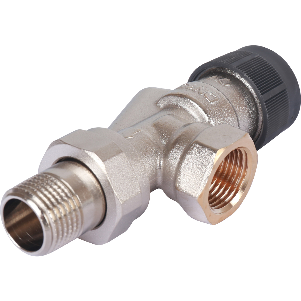 OVENTROP Вентиль термостатический А осевой никелированный ВН 1/2" x 1/2"