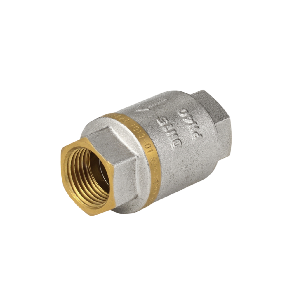 Клапан обратный Aquasfera 3005 Ду15 Ру40 1/2" ВР пружинный с увеличенной пропускной способностью