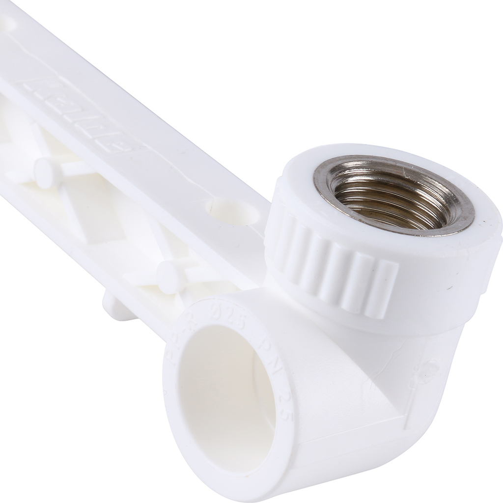 Kalde 25х1/2" Настенный комплект для смесителя для полипропиленовых труб под сварку (цвет белый)