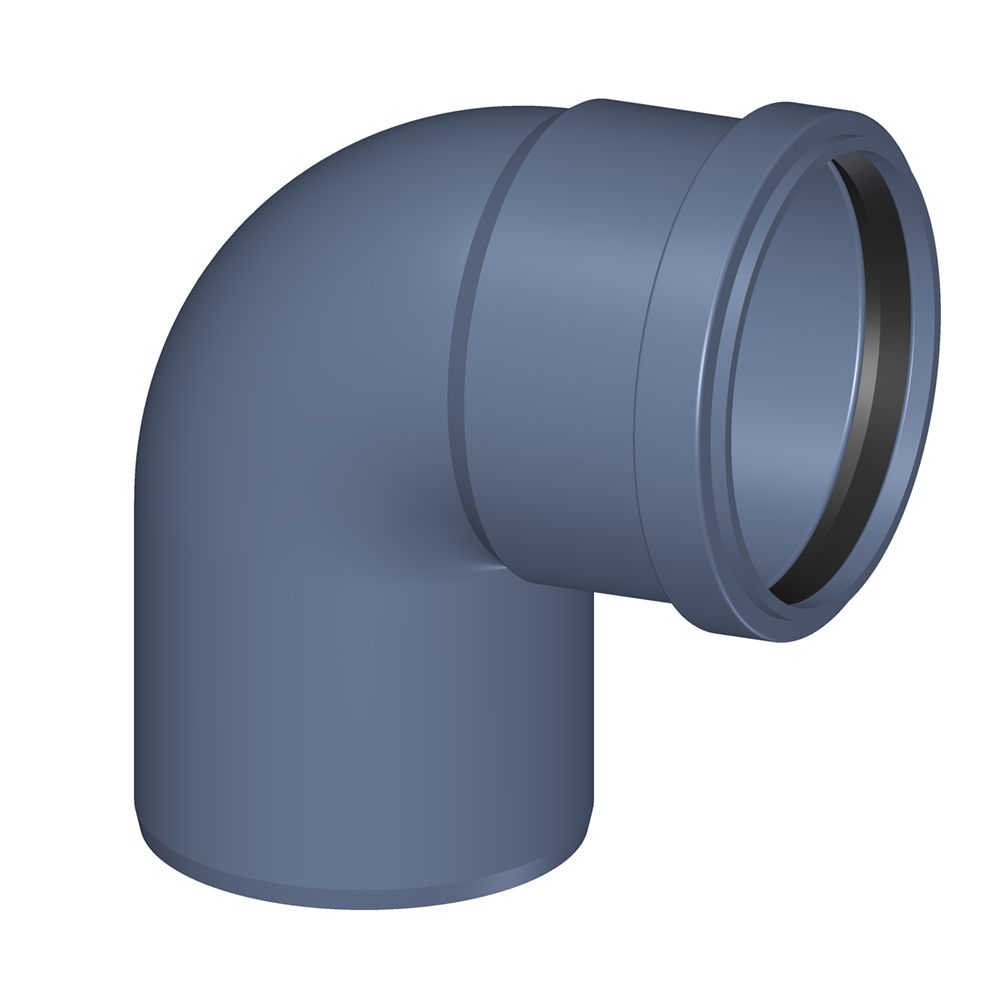 Отвод TECE POLO-KAL NG 90х87,5° канализационный