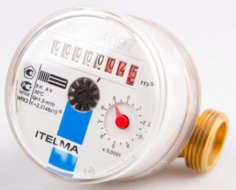 Счетчик холодной воды Итэлма L=80 Н 3/4"