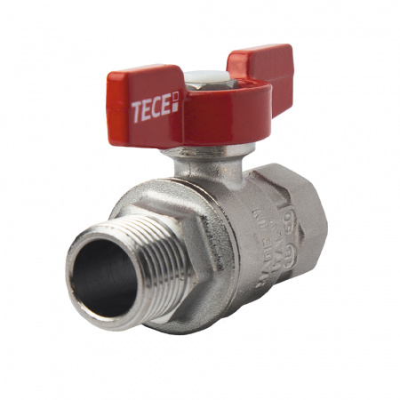 Кран шаровой TECE 3/4 ВН полнопроходной бабочка