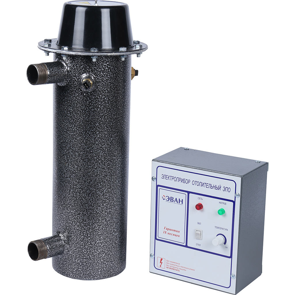Напольный электрический котел ЭВАН ЭПО-18 класс Стандарт-Эконом с пультом управления