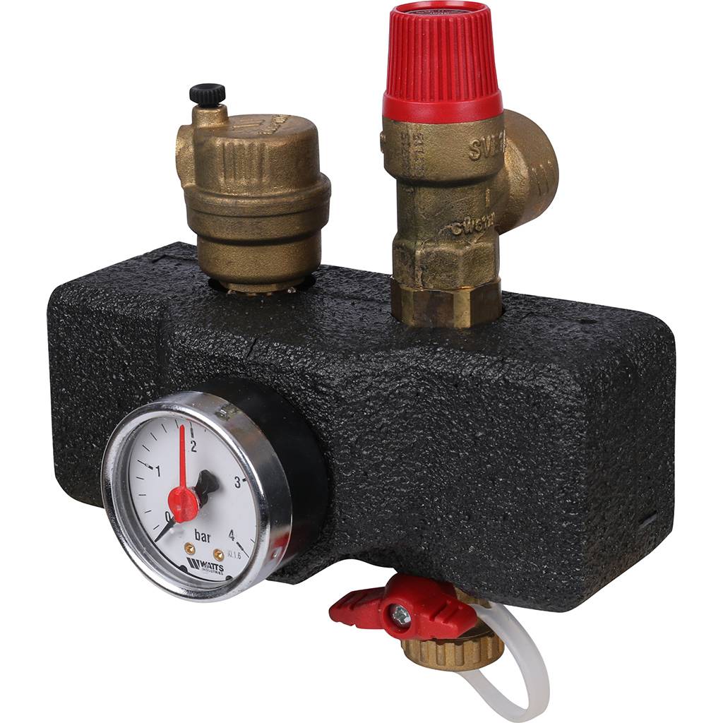 Группа безопасности котла Vaillant atmoVIT (манометр, воздухоотводчик, клапан на 3 бар Rp1/2)