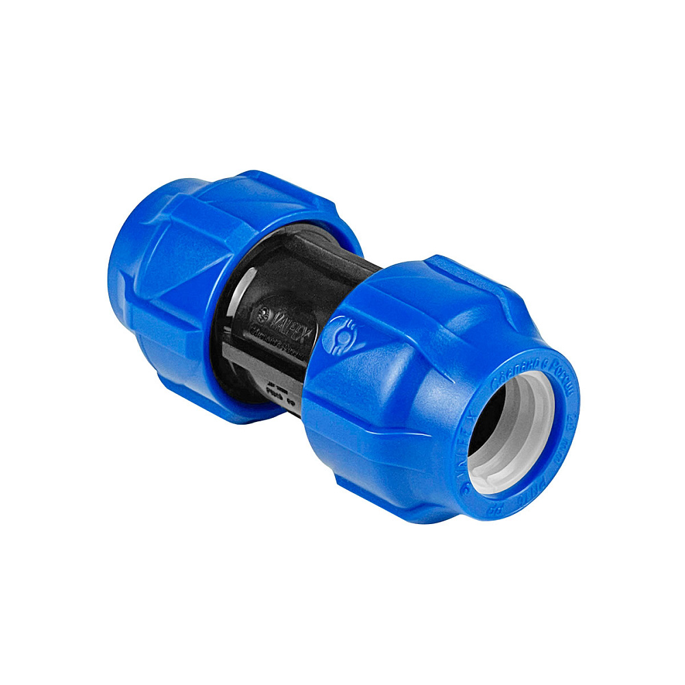 Муфта компрессионная соединительная VALFEX ПНД Дн20 Ру16