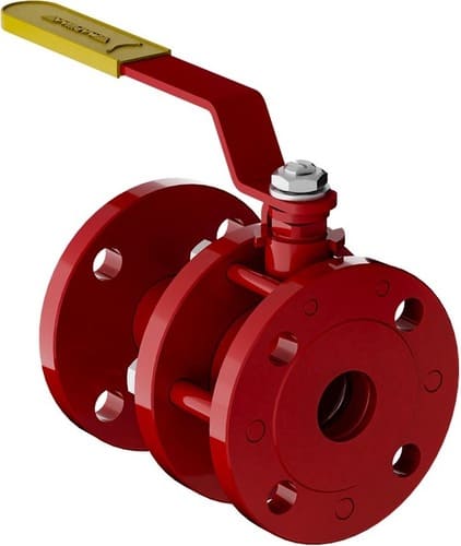 Кран шаровой Маршал 11с67п Ду20 Ру16 L=117мм для пара фланцевый полнопроходной