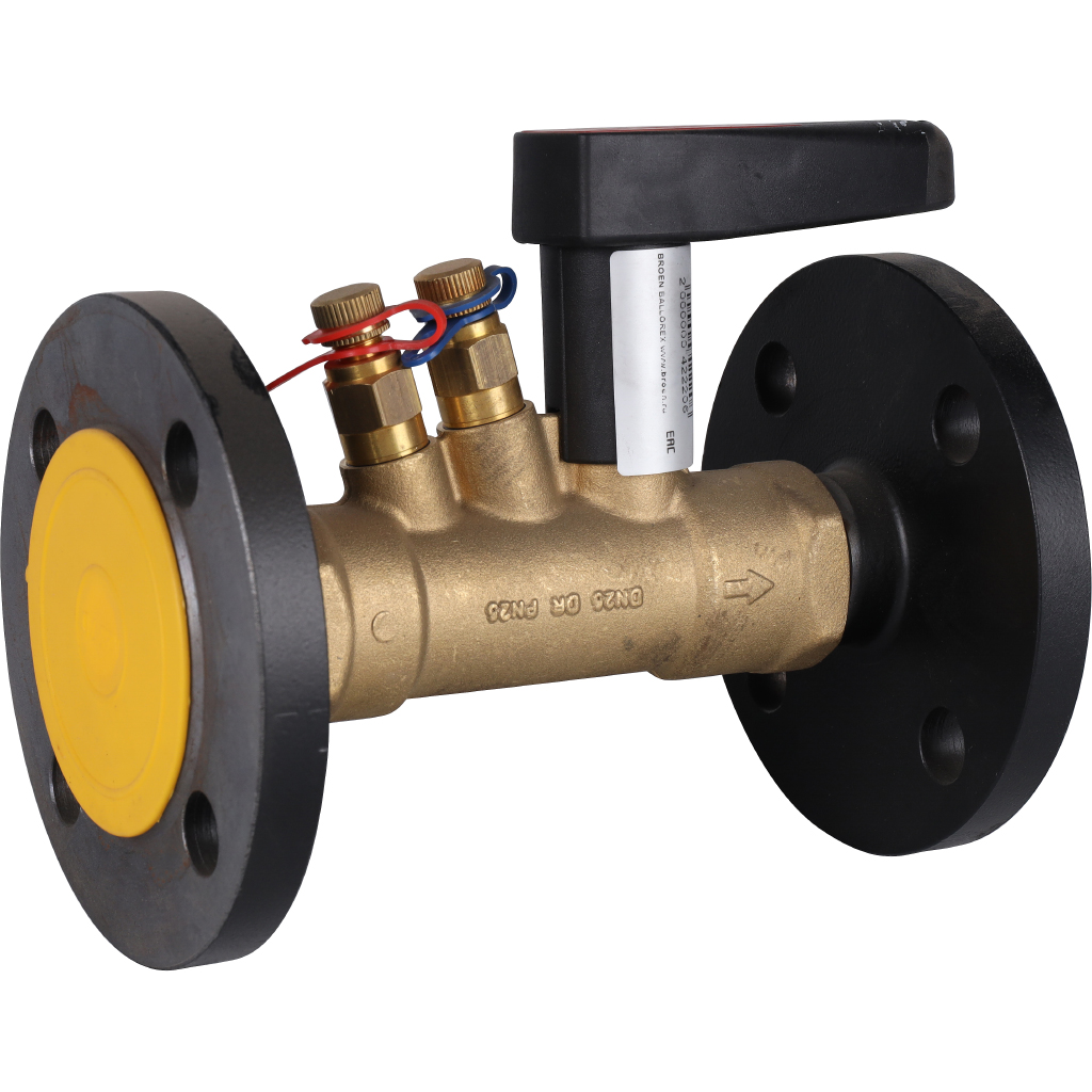 Клапан балансировочный BROEN Venturi FODRV DN25 PN16 Kvs=12,1 м3/ч ручной фланцевый 4550500H-001005