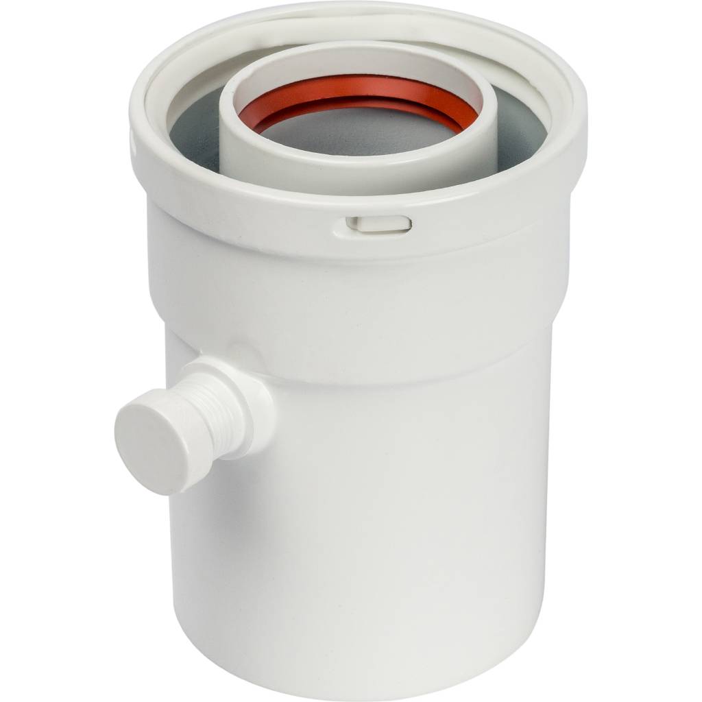 Конденсатосборник STOUT DN60/100 п/м вертикальный (уплотнения в комплекте)