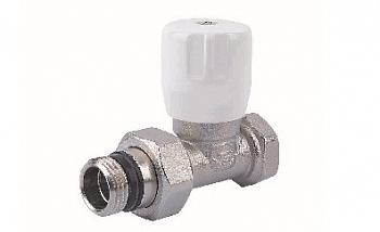 Вентиль ELSEN ручной, прямой, 3/4" — 1/2", Н ЕК-Н, никелированный