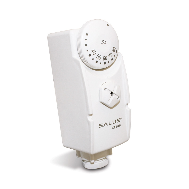 Электрический термостат Salus накладной (T°C-30-90, 220 В на трубу)