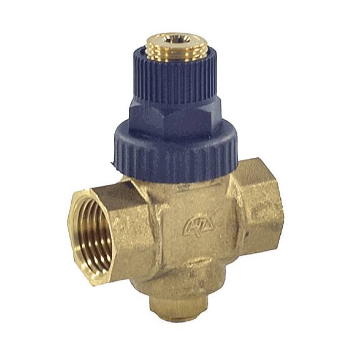 Регулятор давления поршневой Пензапромарматура РДП 21Б7р Ду20 Ру16 3/4" ВР с выходом под манометр 