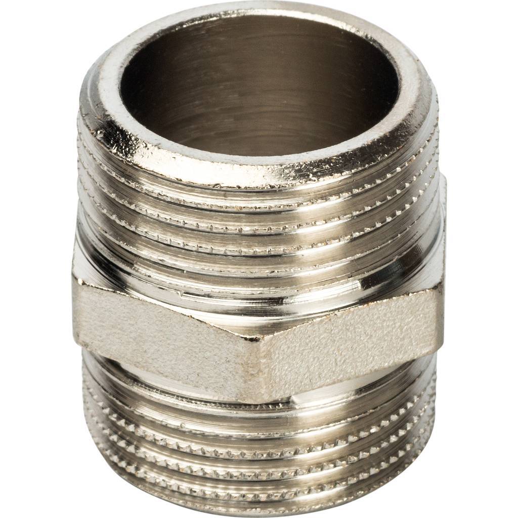Ниппель STOUT 3/4" HH (никелированный)