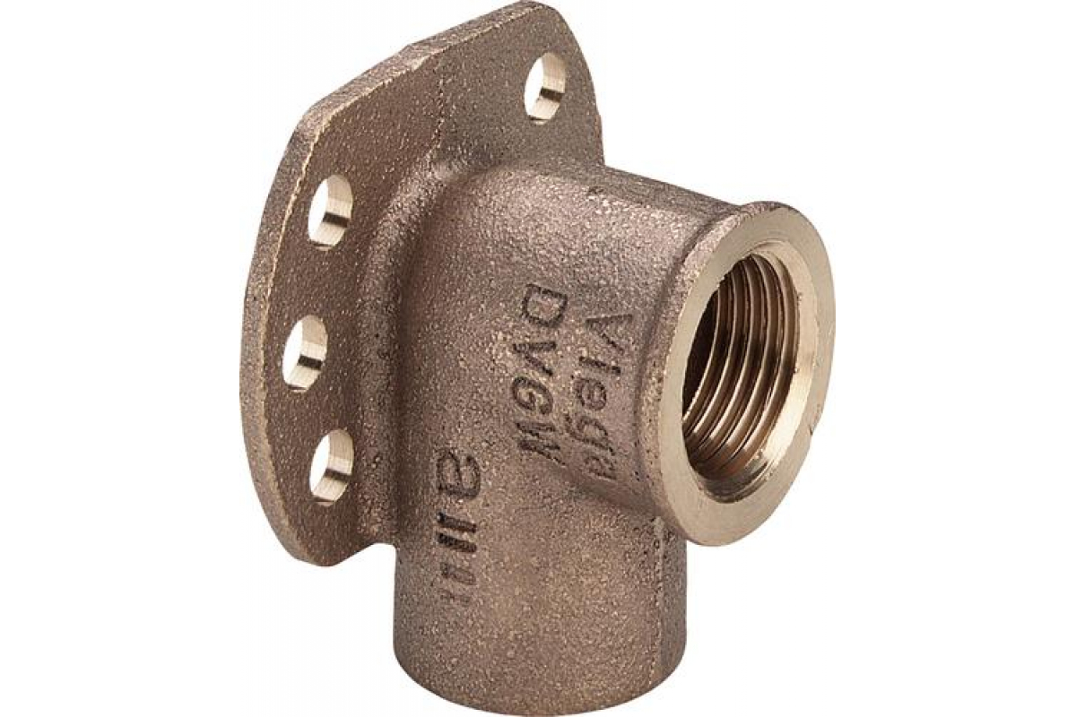 Водорозетка настенная Viega бронза с 3 точками крепления пайка-резьба DN 15 х 1/2" бронза модель 944
