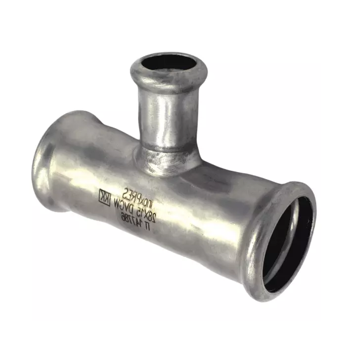 Тройник переходной RM Inoxpres Дн18х15х18 Ру16 пресс (сталь нержавеющая AISI 316L)