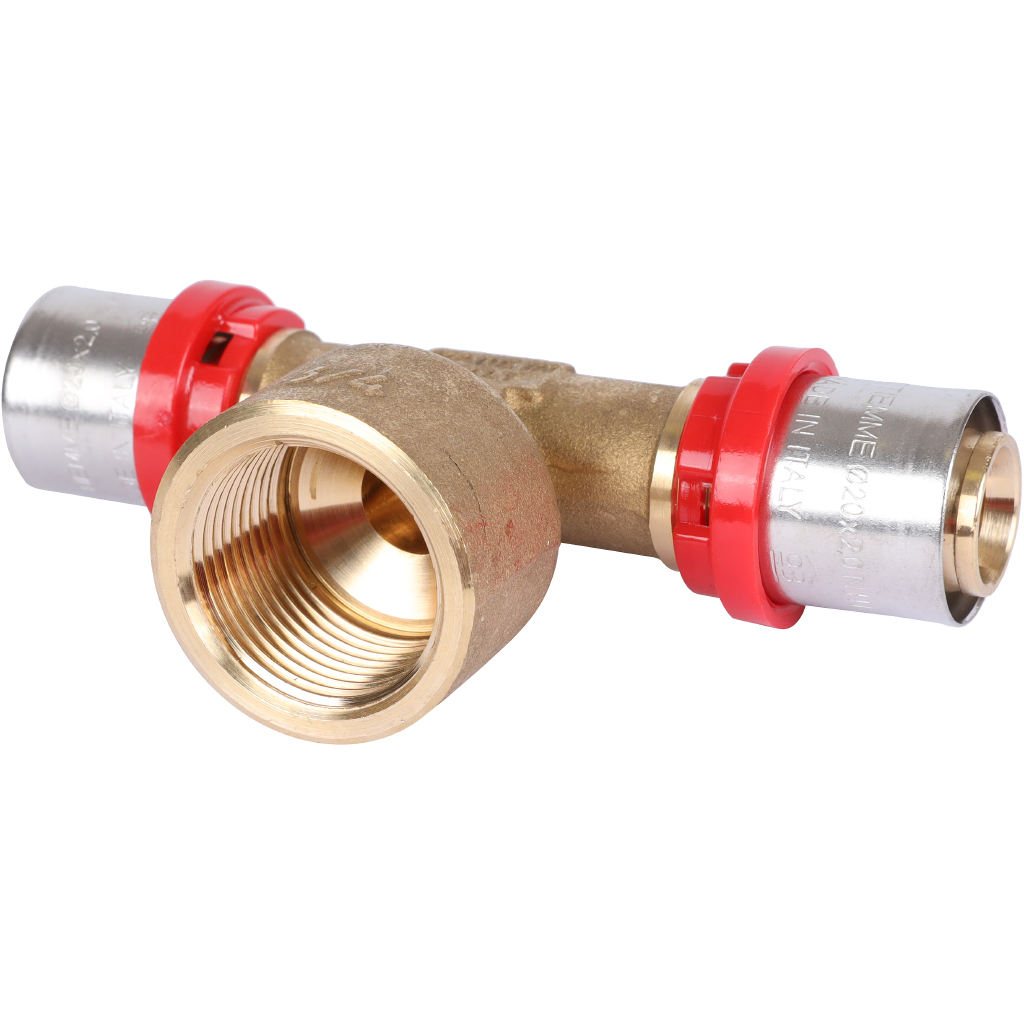 Тройник TIEMME 20х3/4"х20 с внутренней резьбой