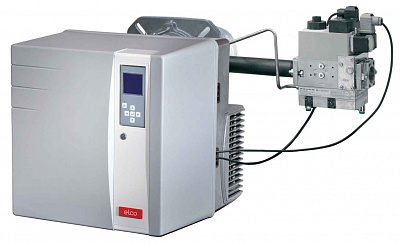 Горелка комбинированная двухступенчатая Elco VECTRON VGL4.460 DP KN газовая рампа-d327-1 1/2"-Rp2"